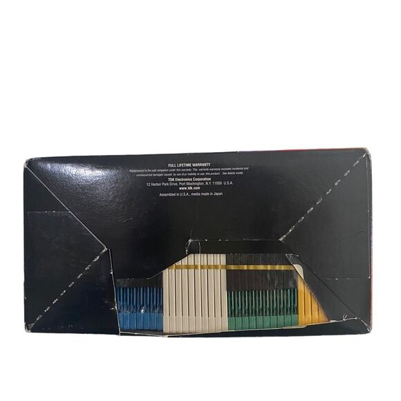 TDK 50 High Density Color Formatted Disks NIP New - Picture 3 of 7